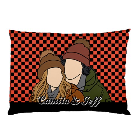 Personalized Hand Draw Style 2 By Wanni 26.62 x18.9  Pillow Case
