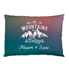 Personalized The Mountain are Calling Name Pillow Case - Pillow Case (Two Sides)