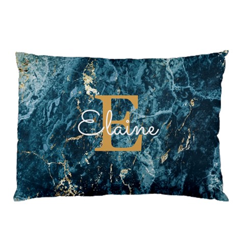 Personalized Initial Name Pillow Case By Joe Front
