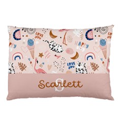 Personalized Cute Illustration Pillow Case - Pillow Case (Two Sides)