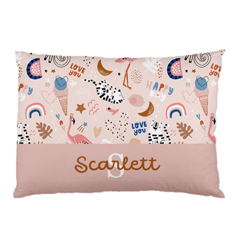 Personalized Cute Illustration Pillow Case By Joe Back