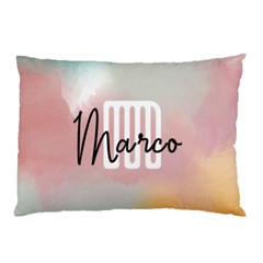 Personalized Watercolor Initial Name Pillow Case - Pillow Case (Two Sides)