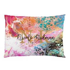 Personalized Initial Name Marble Pillow Case - Pillow Case (Two Sides)