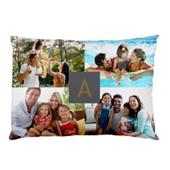 Personalized Photo Initial Pillow Case