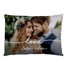 Personalized Love Couple Wedding Name Pillow Case