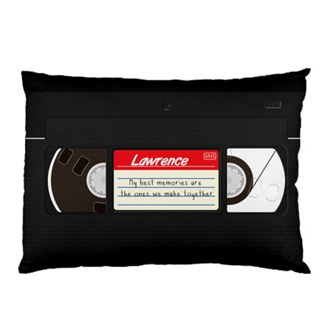 Personalized Video Tape Best Memories Name Pillow Case By Joe 26.62 x18.9  Pillow Case