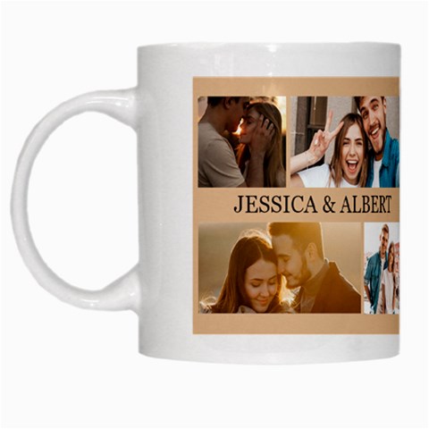 Personalized Couple Photo Name Any Text Mug By Joe Left