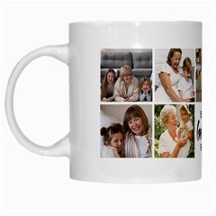 Personalized 9 Photo Best Family Any Text Ever Mug - White Mug