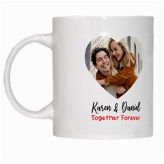 Personalized Couple Photo Name Mug - White Mug