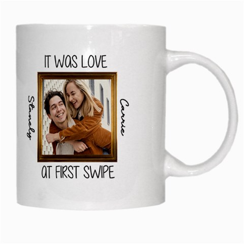 Personalized Photo Couple Name Valentine Gift Mug By Joe Right