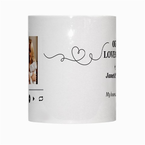 Personalized Photo Couple Name Love Song Mug By Joe Center