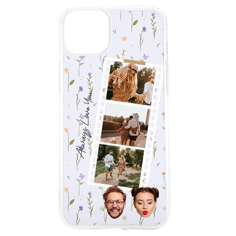 Personalized Floral Pattern With Film Uv Print Case By Katy Front