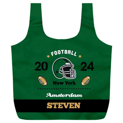 Personalized Football Club Name Recycle Bag By Joe Back