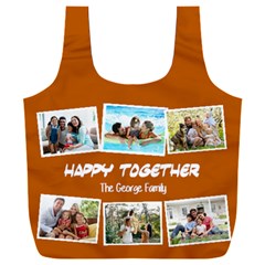 Personalized Photo Family Love Any Text Recycle Bag - Full Print Recycle Bag (XXXL)
