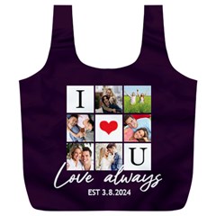 Personalized Love Always Any Text Photo Recycle Bag (6 styles) - Full Print Recycle Bag (XXXL)