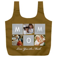 Personalized Mom Love You So Much Photo Recycle Bag (6 styles) - Full Print Recycle Bag (XXXL)