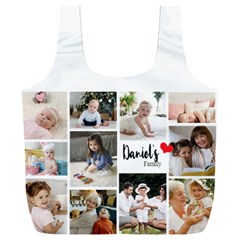 Personalized Photo Family Name Any Text Recycle Bag (6 styles) - Full Print Recycle Bag (XXXL)