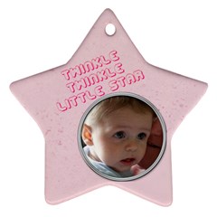 Baby s First Christmas - Star Ornament (Two Sides)