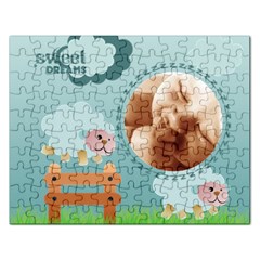 puzzle bebe azul - Jigsaw Puzzle (Rectangular)