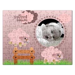 puzzle bebe rosa - Jigsaw Puzzle (Rectangular)