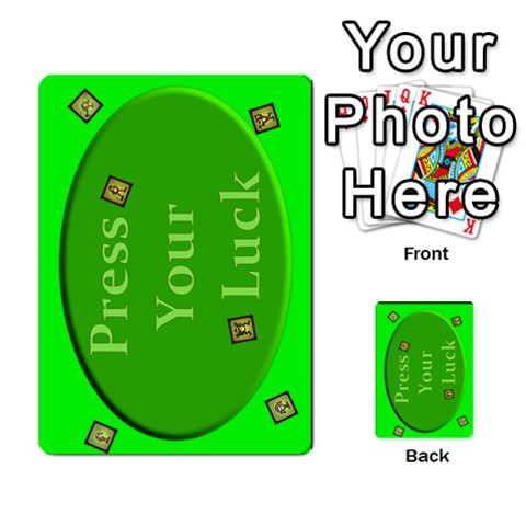 Press Your Luck Deck 3 By Jighm Brown Back 9