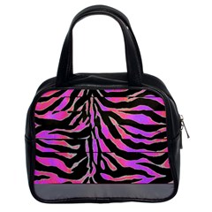 Psychadelic Zebra Purse - Classic Handbag (Two Sides)