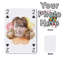 Special 4 Numbers Version - Playing Cards 54 Designs (Rectangle)