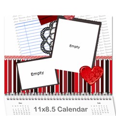 january - Wall Calendar 11  x 8.5  (12-Months)