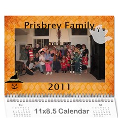 Prisbrey Calendar - Wall Calendar 11  x 8.5  (12-Months)