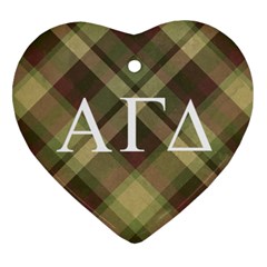 Alpha Gamma Delta Ornament - Ornament (Heart)