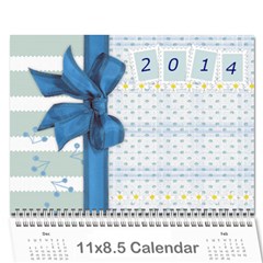 Kids calendar seasons - Wall Calendar 11  x 8.5  (12-Months)