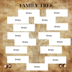 Family Tree Scrapbook pg 12x12 - ScrapBook Page 12  x 12 