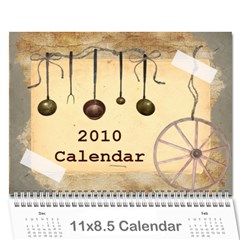 Antiques 2010 12 mo Calendar - Wall Calendar 11  x 8.5  (12-Months)