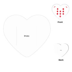 Modern Love Cards www.CatDesignz.com - Playing Cards Single Design (Heart)