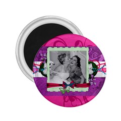 Wedding magnet purple - 2.25  Magnet