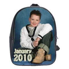 January 2010 portrait Backpack - School Bag (Large)