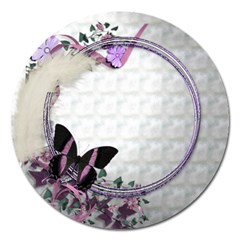 butterfly - Magnet 5  (Round)