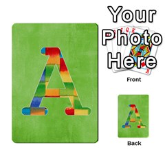 Boys ABC cards ,flash and memory game  - Multi-purpose Cards (Rectangle)