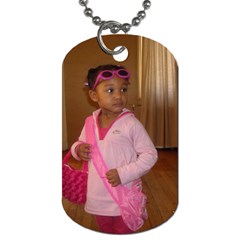The Diva Ready to Roll  - Dog Tag (One Side)