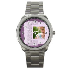 pink ideal watch - Sport Metal Watch
