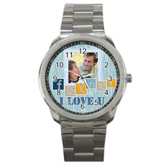 father gift - Sport Metal Watch