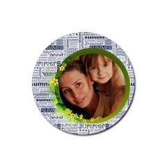Summer Time - Rubber Coaster (Round)