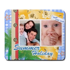 summer holiday - Large Mousepad