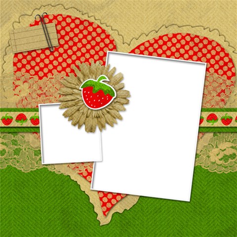 Berry Much Quick Pages (20) By Mikki 12 x12  Scrapbook Page - 12