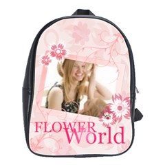 Flower World - School Bag (Large)