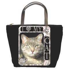 I Love My Cat Bag - Bucket Bag