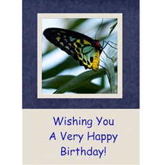Damask Dream Birthday Card - 1 - Greeting Card 5  x 7 