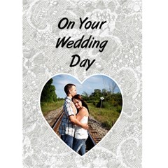 Wedding Card #1 - Greeting Card 5  x 7 