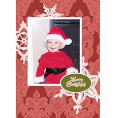 Making Spirits Bright 2 5x7 Christmas Card - Greeting Card 5  x 7 