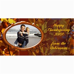 Personalized Thanksgiving Photo Cards - 4  x 8  Photo Cards